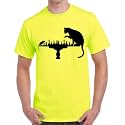 Caseria Men39s Cotton Printed T-Shirt -Cat Rat