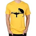 Caseria Men39s Cotton Printed T-Shirt -Cat Rat
