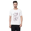 Caseria Men39s Cotton Printed T-Shirt -Lion Face