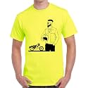 Caseria Men39s Cotton Printed T-Shirt -Bike Man