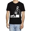 Caseria Men39s Cotton Printed T-Shirt -Bike Man