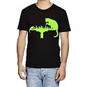 Caseria Men39s Cotton Printed T-Shirt -Cat Rat
