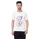 Caseria Men39s Cotton Printed T-Shirt -Lion Face