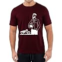 Caseria Men39s Cotton Printed T-Shirt -Bike Man