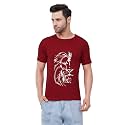 Caseria Men39s Cotton Printed T-Shirt -Lion Face