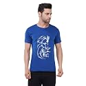 Caseria Men39s Cotton Printed T-Shirt -Lion Face