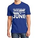 Caseria Men's Cotton Printed T-Shirt -Best Born in June Pattern | 100% Cotton | Half Sleeves | Regular Fit | Printed | Round Neck | Graphic T Shirt