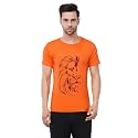 Caseria Men39s Cotton Printed T-Shirt -Lion Face