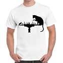 Caseria Men39s Cotton Printed T-Shirt -Cat Rat