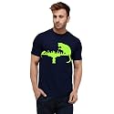Caseria Men39s Cotton Printed T-Shirt -Cat Rat