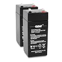Casil 4v 4.5Ah SLA Sealed Lead Acid Battery for Fi-Shock SS-440 Fi-Shock SS-740 Toyo 2FM4.5 2 Pack