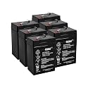 Casil 6V 4Ah Rechargeable Sealed Lead Acid Replacement Battery (CA640-6PC)