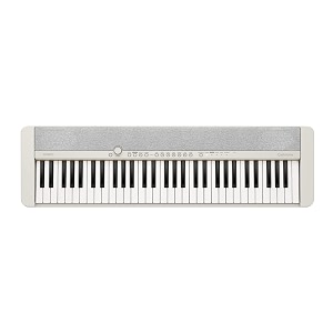 casio casiotone ct-s1 61-key touch sensitive portable keyboard - white