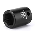CASOMAN 1/2" Drive x 18mm Impact Socket, 6-Point, Metric, CR-MO