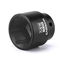 CASOMAN 1/2" Drive x 1-5/16" Impact Socket, 6-Point, SAE, CR-MO