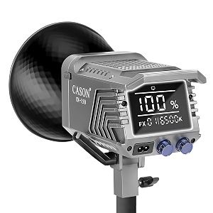 cason 150w bi color studio led light for video shooting with remote reflector amp display screen2700k-6500k continuous lights setup for videography softbox lights photography