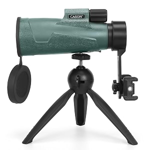 cason -20x50 monocular high power telescope for outdoor with phone adaptertripod amp carry bag with bak4 prismfmc lenssuitable for bird watchingcampingtravel green