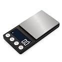 Cason Digital Pocket Scale for Gold Jewellery, Portable Mini Weighing Machine with 0.01G to 200G Precision, Small Grams Measuring Scale for Jewellery, with Auto Calibration, Tare Function(Black)