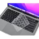 Premium Keyboard Cover Protector for 2025-2021 MacBook Air 15" 13.6" M4 M3 M2 Chip, MacBook Pro 14" 16" M4 M3 M2 M1 Pro Max Chip Ultra Thin Keyboard Skin, Clear