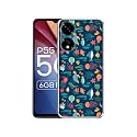 Aquarium Texture Design Printed Silicon Soft TPU Back Case Cover for Itel P55 5G
