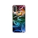 Smoky Pattern Design Printed Silicon Soft TPU Back Case Cover for Motorola Moto E30 4G / E40 4G
