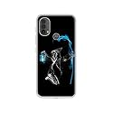 3D Skull Design Printed Silicon Soft TPU Back Case Cover for Motorola Moto E30 4G / E40 4G