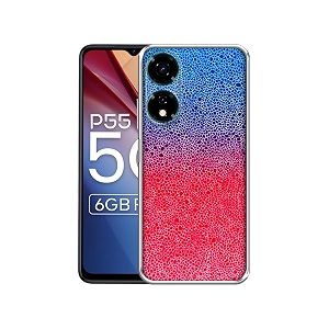 bubbles printed silicon soft tpu back case cover for itel p55 5g