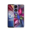 Colorful Flower Design Printed Silicon Soft TPU Back Case Cover for Itel P55 5G