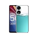 Half Fill Design Printed Silicon Soft TPU Back Case Cover for Itel P55 5G