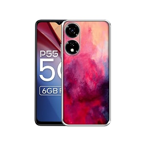 holi color design printed silicon soft tpu back case cover for itel p55 5g