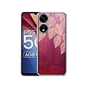 Leaf Pattern Design Printed Silicon Soft TPU Back Case Cover for Itel P55 5G