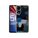 Mathematical Shape Design Printed Silicon Soft TPU Back Case Cover for Itel P55 5G