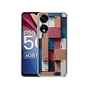 Mobile Cover Design Printed Silicon Soft TPU Back Case Cover for Itel P55 5G, Multicolor