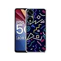 Retro Abstract Printed Silicon Soft TPU Back Case Cover for Itel P55 5G
