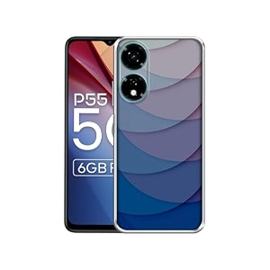 waves pattern print design printed silicon soft tpu back case cover for itel p55 5g