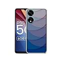 Waves Pattern Print Design Printed Silicon Soft TPU Back Case Cover for Itel P55 5G