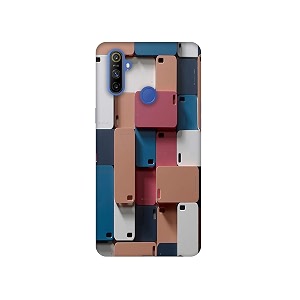 plastic mobile cover design 3d printed hard back case cover for realme narzo 10a multi-coloured