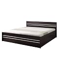 CASPIAN Furniture Striped King Size Bed with
