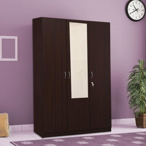 CASPIAN Wooden Almirah for Clothes and Stacking