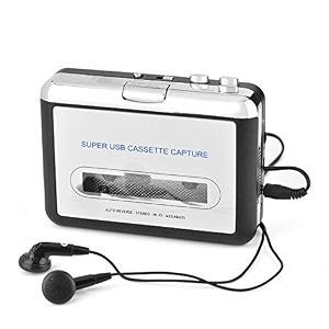 sanpyl cassette to mp3 converter tape player usb cassette tape to pc mp3 cd switcher converter capture audio music player with headphones