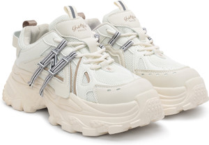 Cassiey Womens Round Toe Lace-Up Casual Sneakers