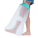 Cast Covers for Shower Leg, Waterproof Cast Cover for Showering, Cast Protector for Shower Leg Adult, Shower Boots for Foot after Surgery, Knee, Ankle, Foot (Diameter - 9.8") Extra Large