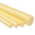 Cast Nylon 6 Plastic Rod 5/8" OD x 48" Length - Yellow Color
