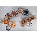castanea Cube Glass Jar with Lid Transparent