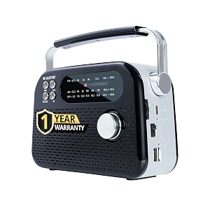 castor ibell fm820bt portable fm radio with bluetooth speaker rechargeable battery usb sd mp3 player amp dynamic speaker 3 band black