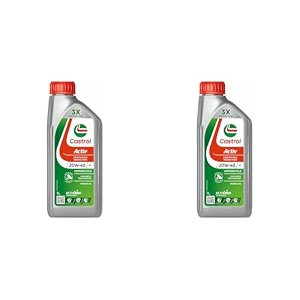 castrol activ 4t 20w-40 engine oil for bikes 1l pack of 2