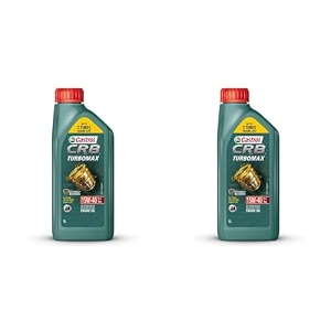 castrol crb turbomax 15w-40 ci-4 plus diesel engine oil for commercial and heavy duty vehicles pack of 2