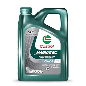 castrol magnatec 0w-16 fully synthetic premium engine oil for cars 35 l