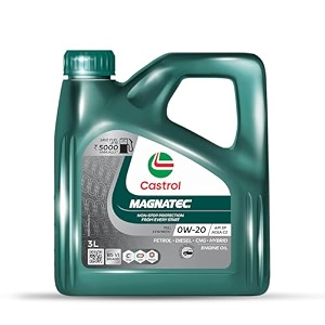 castrol - 3417183 magnatec stop-start 0w-20 full synthetic engine oil for petrol cars 3l