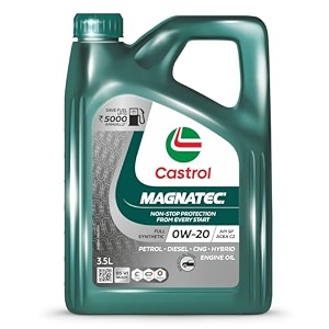 castrol magnatec 0w-20 fully synthetic premium engine oil for cars 35 l